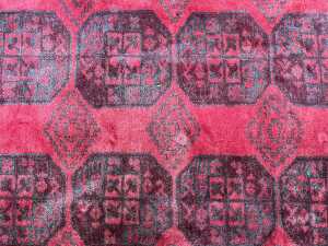Traditional Afghan hand-knotted wool rug with 'Elephant Foot' design - 2