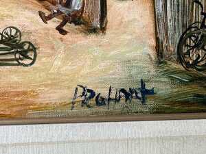 Kevin Charles "Pro" Hart (1928-2006), "Miner's Kids", 1988. Oil painting on board - 3