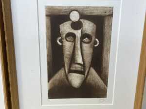 Kevin Charles "Pro" Hart (1928-2006), pair of B.I.C. Man editioned etching and aquatints on paper - 3