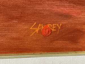 Hugh Sawrey (1919-99), Waltzing Matilda. Oil painting on canvas - 4