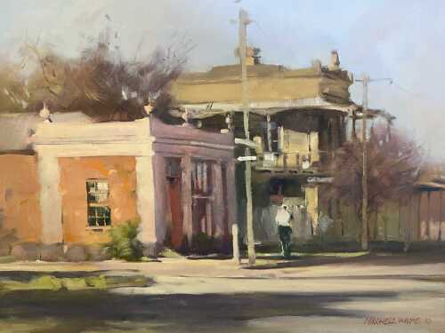 Maxwell J. Wilks (1944-), Talbot, 1987. Oil painting on canvas
