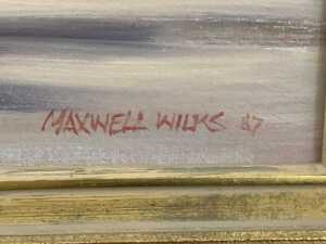 Maxwell J. Wilks (1944-), Talbot, 1987. Oil painting on canvas - 3