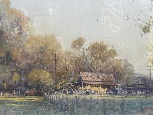 Joseph Zbukvic (1952-), A Sunny Corner, 1994. Watercolour painting on paper
