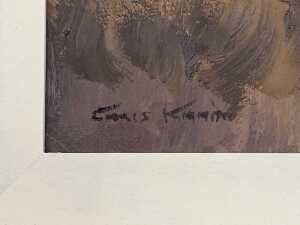 Chris Kandis (1966-), Stormy Day, Long Reef, Sydney, 2000. Oil painting on board - 3