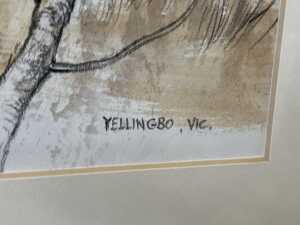 Kenneth Jack (1924-2006), Yellingbo, Vic, 1969. Watercolour, pastel and charcoal on paper - 3