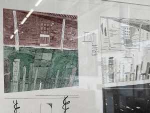 Peter Bond (1952-), Old House, 1981, 15/30. Coloured etching on paper - 2