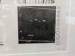 Peter Bond (1952-), Old House, 1981, 15/30. Coloured etching on paper - 3