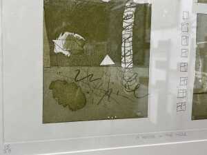 Peter Bond (1952-), A House in the Hills, 1981, 15/30. Coloured etching on paper - 5