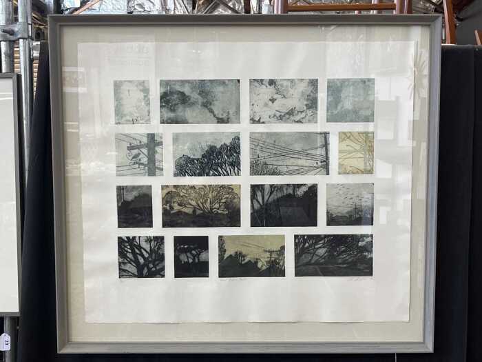 Robyn Rayner, Home Before Dark, 2012, 14/25. Drypoint etchings on paper