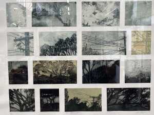 Robyn Rayner, Home Before Dark, 2012, 14/25. Drypoint etchings on paper - 2