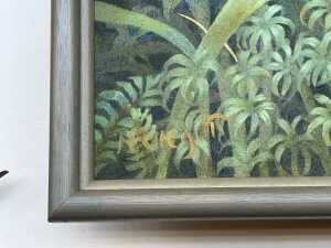 Alasdair Ian McGregor (1954-), Mist Forest with Woodhen, Lord Howe Island. Oil painting on canvas - 3