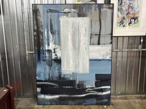 Brett McMahon (1966-), Hold, 2001. Oil painting on canvas