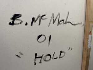 Brett McMahon (1966-), Hold, 2001. Oil painting on canvas - 4