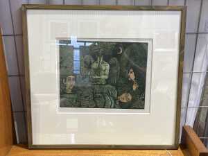 Dimitri Papagueorguiu (1928-2016, Spain), Un Abruzo Para Ignacio, 1976, A/P. Etching on paper - 2