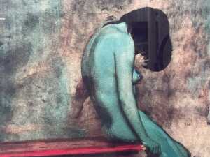 Werner Branz (1955-), untitled nude in green and yellow, 2005, 3/111. Photographic print on paper - 2