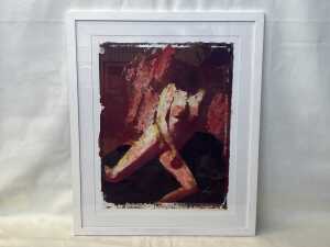 Werner Branz (1955-), untitled nude in red and yellow, 2005, 3/111. Photographic print on paper