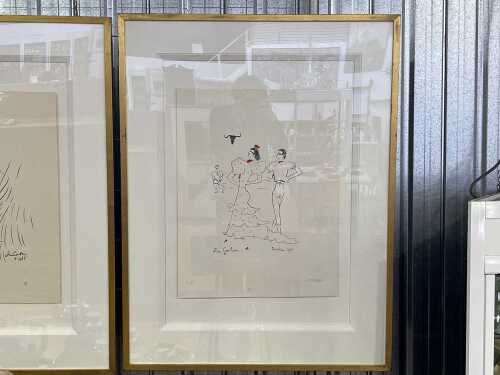 After Jean Cocteau, Barcelone, 140/150. Lithographic print on paper