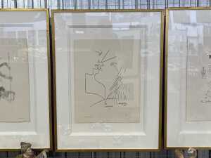 After Jean Cocteau, Les Amoureux, 140/150. Lithographic print on paper