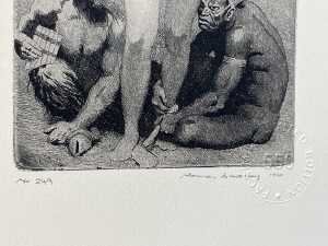 After Norman Lindsay (1879-1969), Creative Effort. Facsimile print on paper - 3