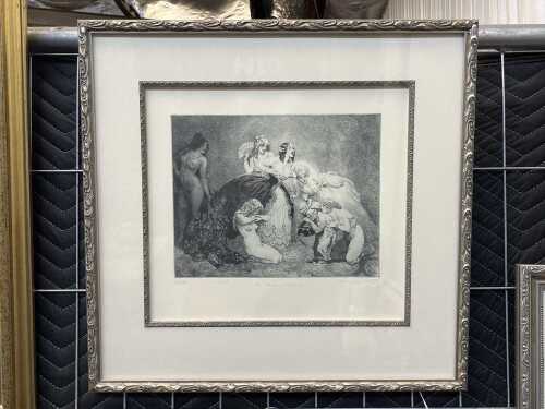 After Norman Lindsay (1879-1969), The Dream Merchant. Facsimile print on paper