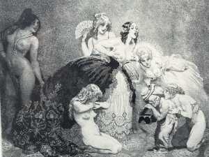 After Norman Lindsay (1879-1969), The Dream Merchant. Facsimile print on paper - 2