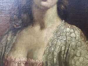 Norman Lindsay (1879-1969), portrait of a lady. Oil painting on canvas - 3