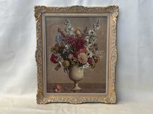 Allan Thomas Bernaldo (1900-1988), floral still life. Watercolour painting on paper