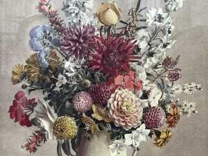 Allan Thomas Bernaldo (1900-1988), floral still life. Watercolour painting on paper - 2