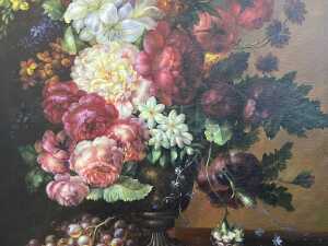 Alex Dimitrovski, floral still life. Oil painting on canvas - 2