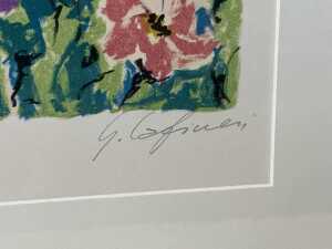 Giuseppe Capineri (1923-1994), floral image, 1983, 21/100. Lithographic print on paper - 3