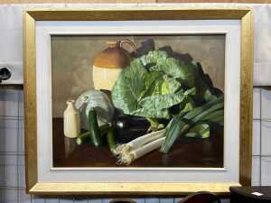 Hal Barton, Still Life, 1998. Oil painting on board - 2