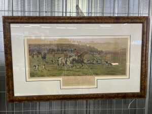 A.C. Havell (after), Fores's Hunting Incidents. Drawn Blank, aquatint on paper