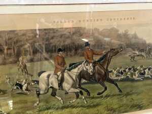 A.C. Havell (after), Fores's Hunting Incidents. Drawn Blank, aquatint on paper - 2