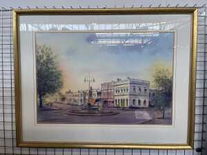 Bryan Fitzgerald, Nelson Place, Williamstown. Watercolour painting on paper - 2