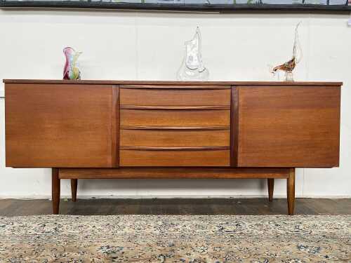 Danish De Luxe mid-century teak sideboard by Borg Gjorstvang