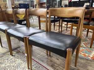 Set of four T.H. Brown mid-century dining chairs - 2