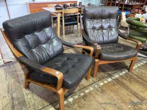 Pair of Tessa T6 mid-century armchairs - 2