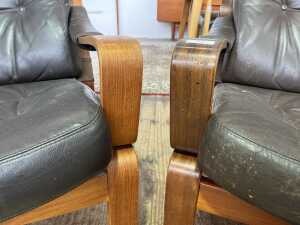 Pair of Tessa T6 mid-century armchairs - 6