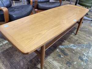 Parker mid-century teak coffee table - 2