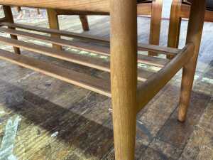 Parker mid-century teak coffee table - 5
