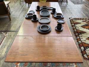 Parker Nordic mid-century teak extension table - 3
