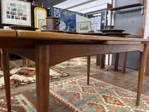Parker Nordic mid-century teak extension table - 4