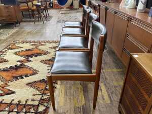 Set of four mid-century dining chairs - 3
