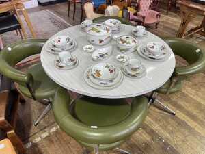 Ultra Furniture Mid-century five piece dining suite - 2