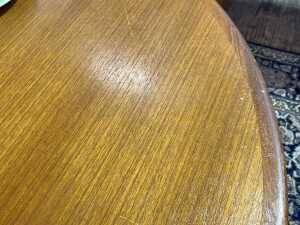 Parker mid-century teak extension dining table - 4