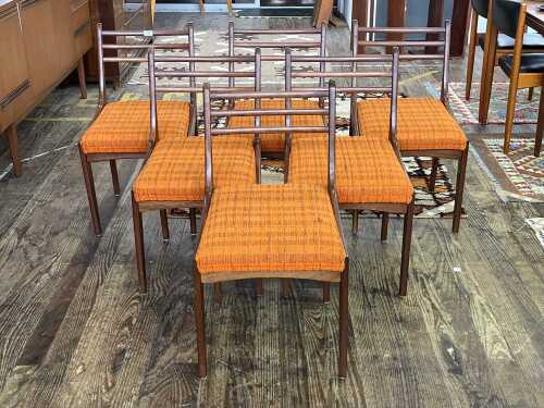 Set of six Rula dining chairs, 1970s