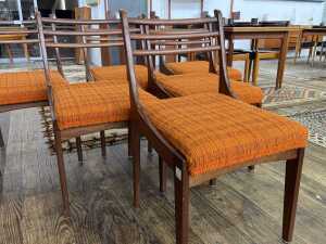 Set of six Rula dining chairs, 1970s - 4