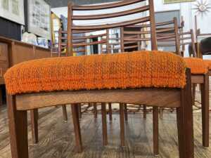 Set of six Rula dining chairs, 1970s - 7