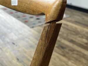 Pair of T.H. Brown "Danish" bar stools - 5