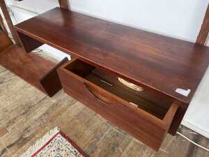 Danish Mid-century teak modular wall unit - 4